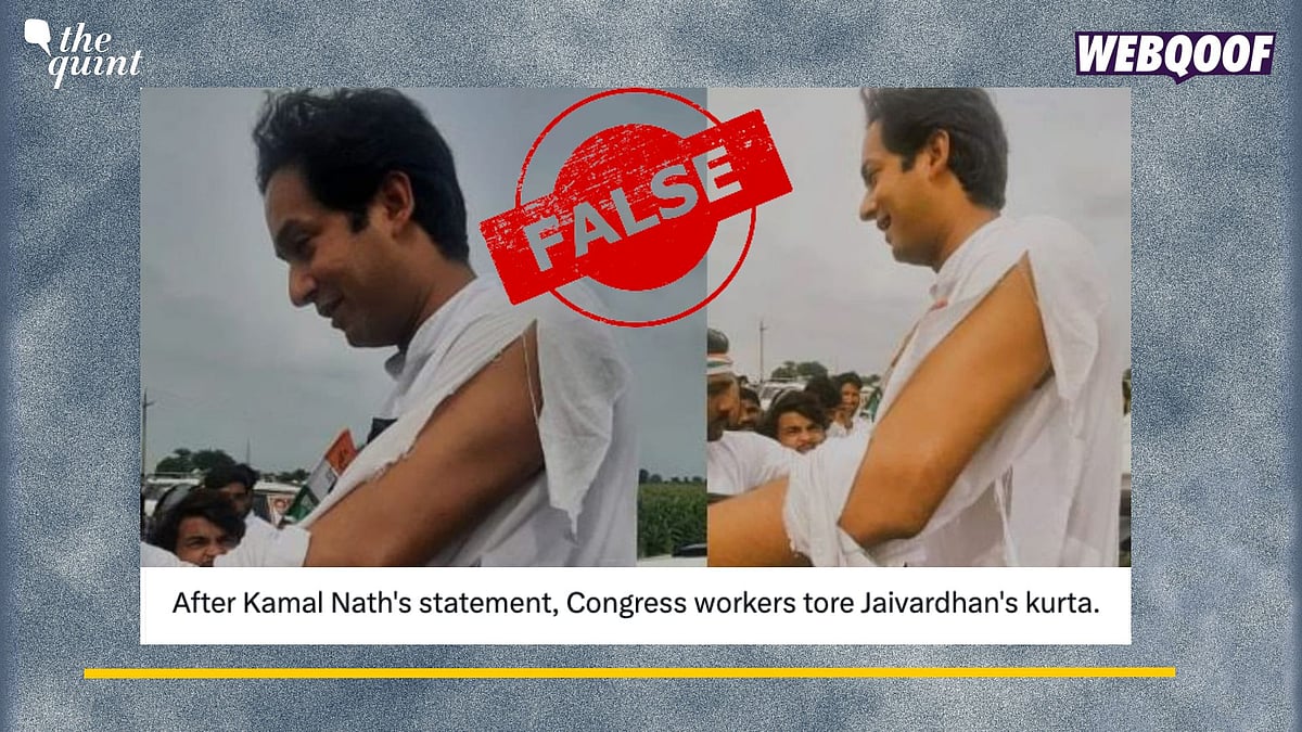 <div class="paragraphs"><p>Fact-Check: Old photo of Jaivardhan Singh in torn kurta shared as recent.&nbsp;</p></div>