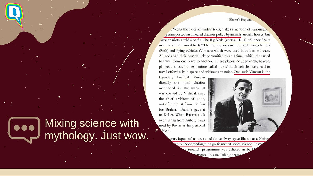 <div class="paragraphs"><p>Netizens React To NCERT's Modules Combining Space Science With Vedic Mythology</p></div>