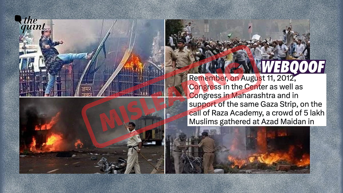 <div class="paragraphs"><p>The 2012 Azad Maidan protests were held to denounce the communal clashes in Assam.</p></div>