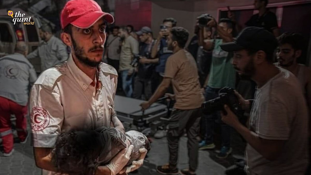<div class="paragraphs"><p>Israeli airstrikes reportedly damaged at least three schools and one hospital, and missiles targeted residential buildings, refugee camps and a radio center. Moreover, residential Areas around a mosque were also levelled.</p></div>