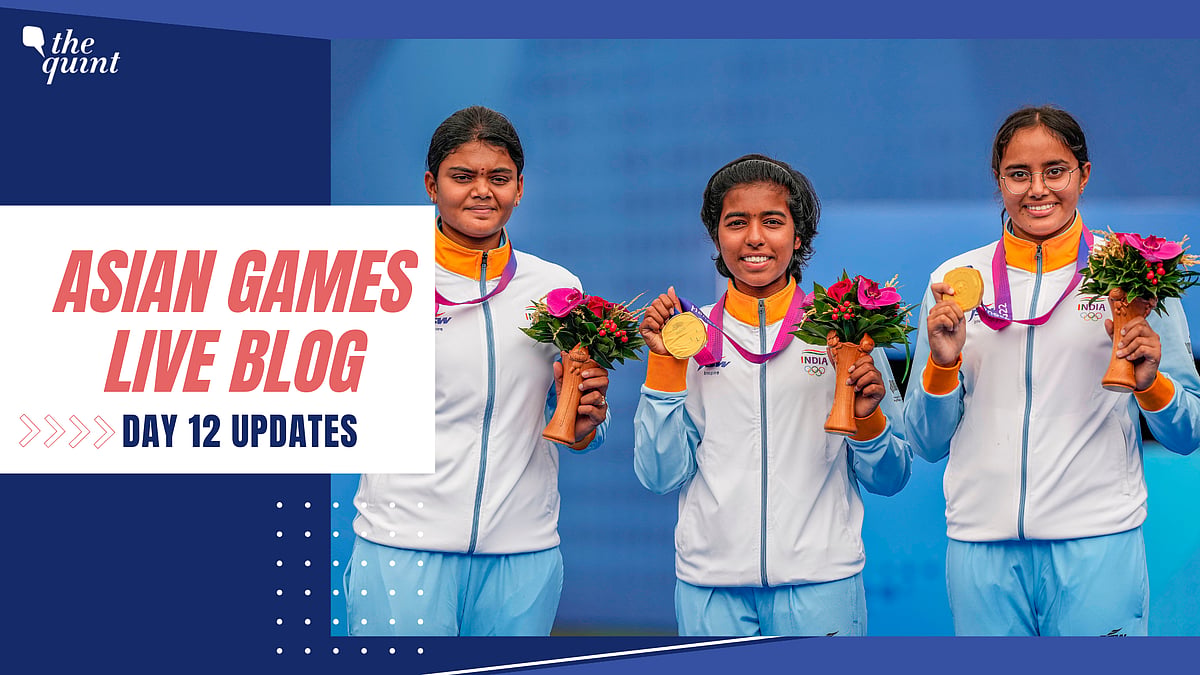 <div class="paragraphs"><p>Asian Games Live Updates: The Indian women's compound archery team has won a gold. Antim Panghal and Pooja Gehlot will fight for bronze in wrestling.</p></div>