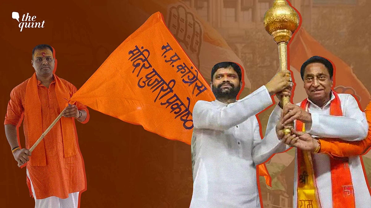 <div class="paragraphs"><p>Ahead of the elections, Congress has amped up its hindutva outreach in Madhya Pradesh via temple priests and rightwing outfit Bajrang Sena. </p></div>