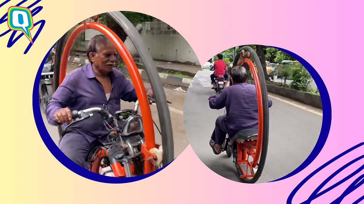 <div class="paragraphs"><p>Gujarat Man Rides Futuristic Monocycle; Netizens Call It ‘Time Travel’</p></div>