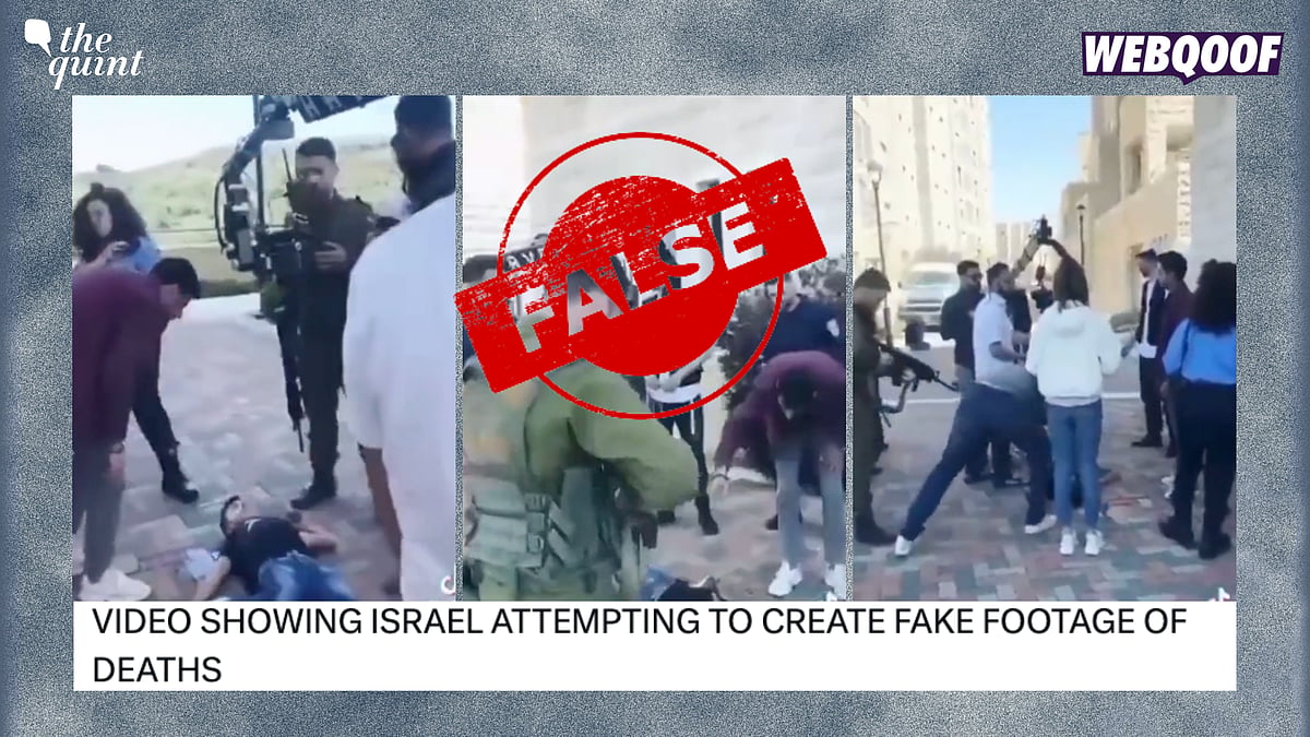 <div class="paragraphs"><p>Fact-Check: This video is not related to the conflict but, a clip from a film set. </p></div>