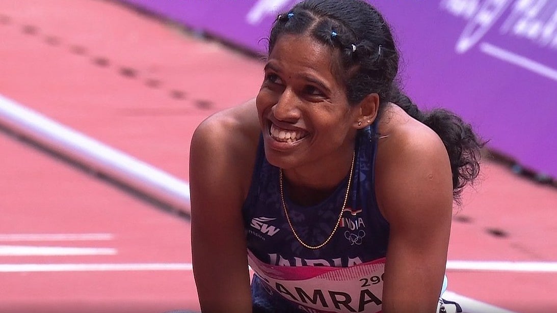 <div class="paragraphs"><p>India's Vithya Ramraj broke a 400m hurdles national record on her way to the final of the event at the Asian Games.</p></div>