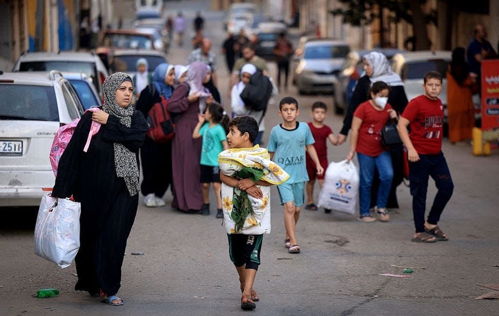 <div class="paragraphs"><p>In the wake of the order, thousands of people have reportedly moved to the south to seek refuge as the war between Israel and the militant group Hamas intensified.</p></div>