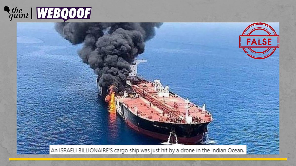 <div class="paragraphs"><p>Fact-Check | The image of a cargo ship on fire is old and is being falsely shared as recent.</p></div>
