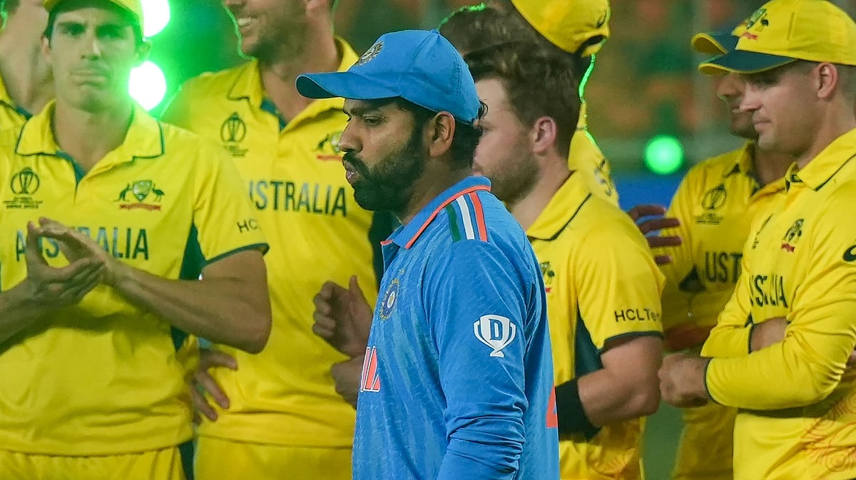 <div class="paragraphs"><p>Indian skipper Rohit Sharma spoke after India's loss to Australia in the World Cup final.</p></div>