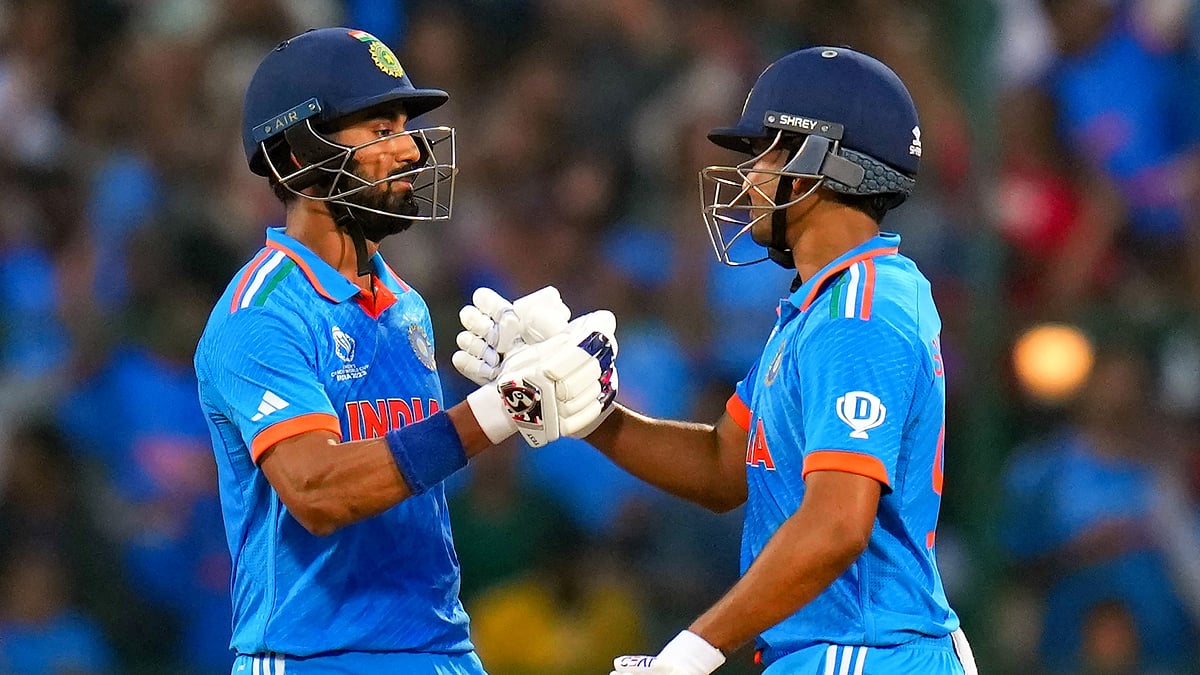 <div class="paragraphs"><p>In Photos: ICC World Cup 2023 – Shreyas Iyer & KL Rahul’s Tons Propel India to 9th Win</p></div>