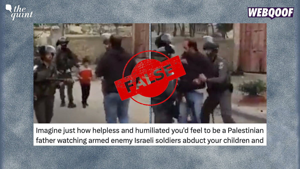 <div class="paragraphs"><p>Fact-Check: This video dates back to 2015 and shows Israeli forces arresting a Palestinian boy and an activist.&nbsp;</p></div>