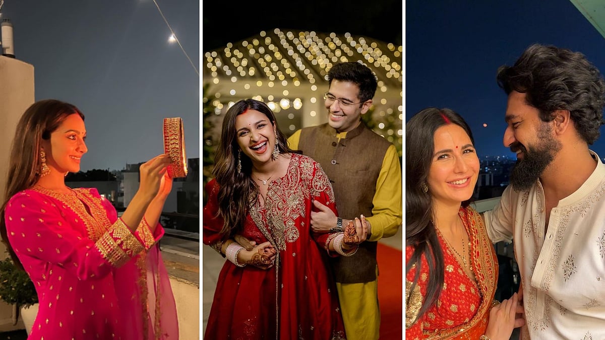 <div class="paragraphs"><p> Katrina Kaif, Parineeti Chopra & Kiara Advani Celebrate Karwa Chauth</p></div>