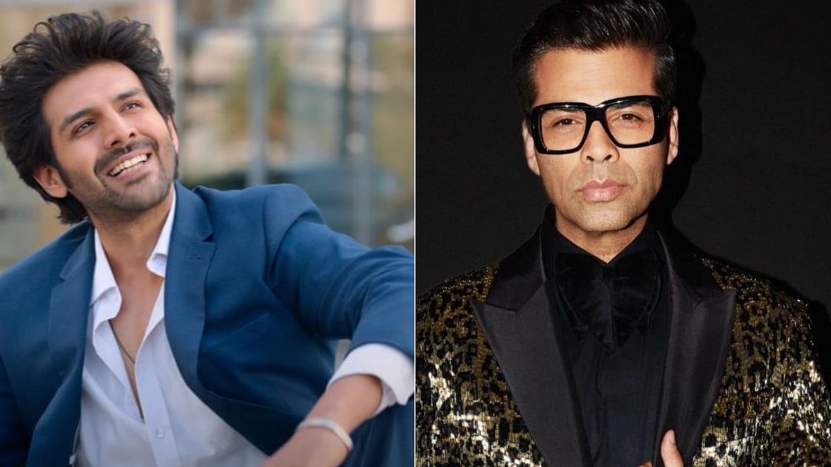 <div class="paragraphs"><p>Karan Johar and Kartik Aaryan.</p></div>