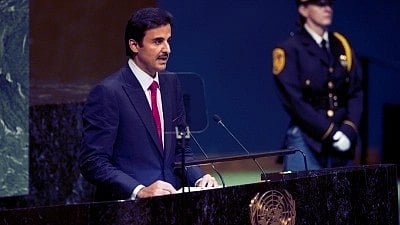 <div class="paragraphs"><p>Emir of Qatar Sheikh Tamim Bin Hamad Al-Thani. </p></div>
