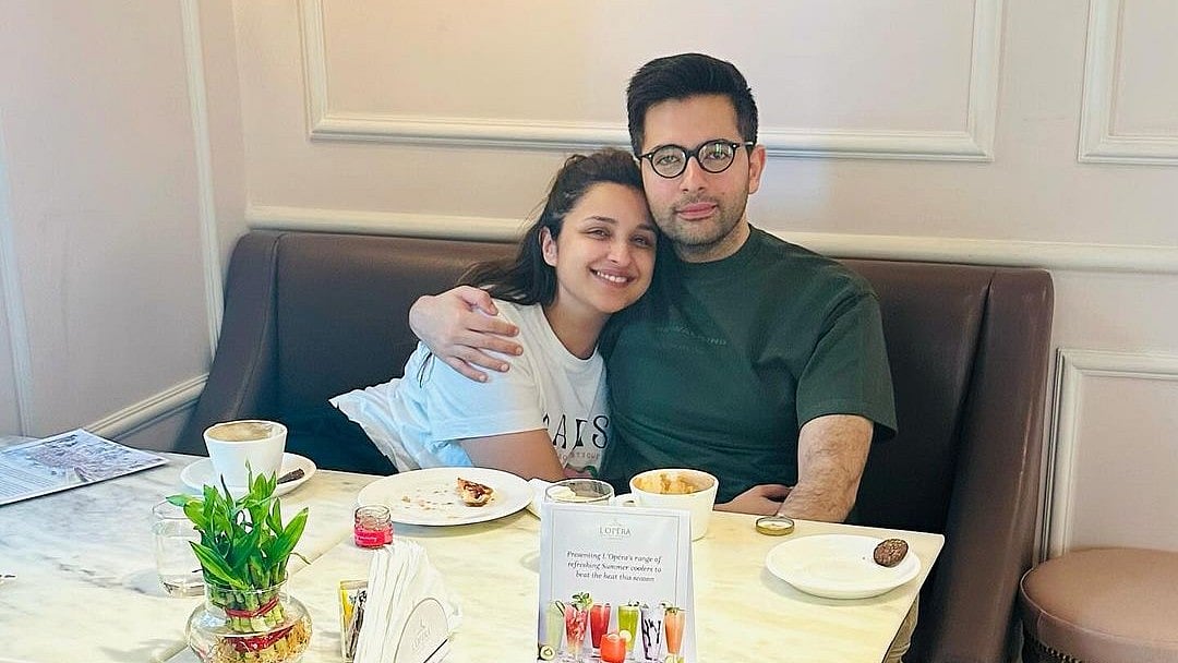 <div class="paragraphs"><p>Actor Parineeti Chopra with her husband, politician Raghav Chadha.</p></div>