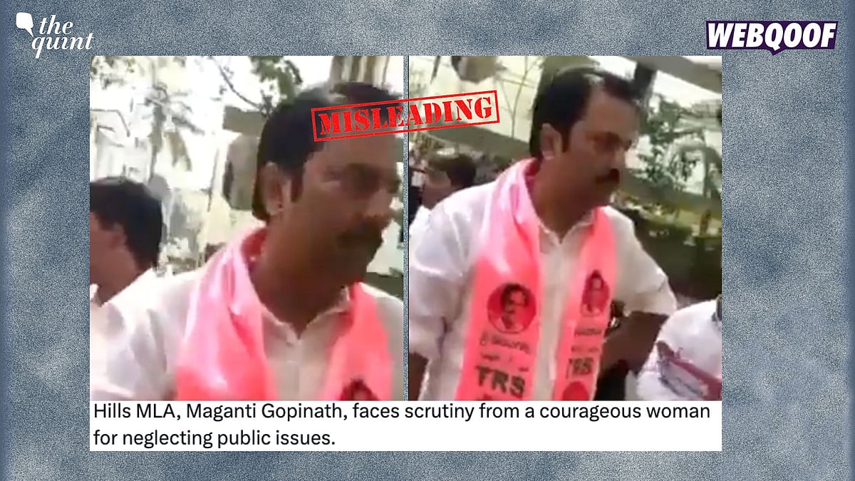 <div class="paragraphs"><p>Fact-Check: This is an old video and is falsely being linked to the ongoing Telangana elections. </p></div>