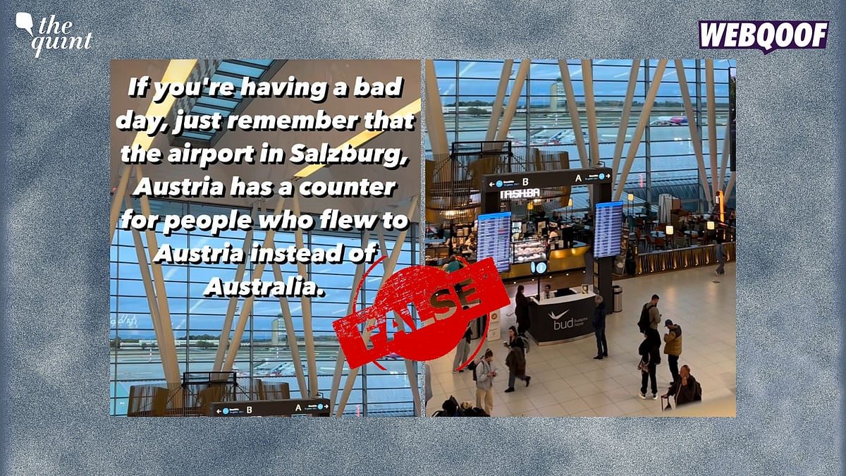 <div class="paragraphs"><p>Fact-Check: The viral claim is false. No such desk exists at the Salzburg Airport in Austria. </p></div>