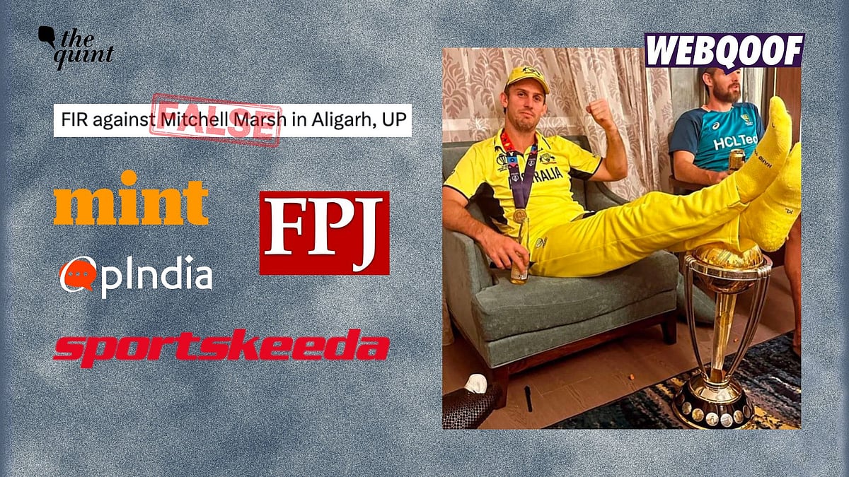 <div class="paragraphs"><p>Several media companies misreported that a FIR was filed against<em> </em>Australian cricket Mitchell Marsh in Aligarh, Uttar Pradesh.</p></div>