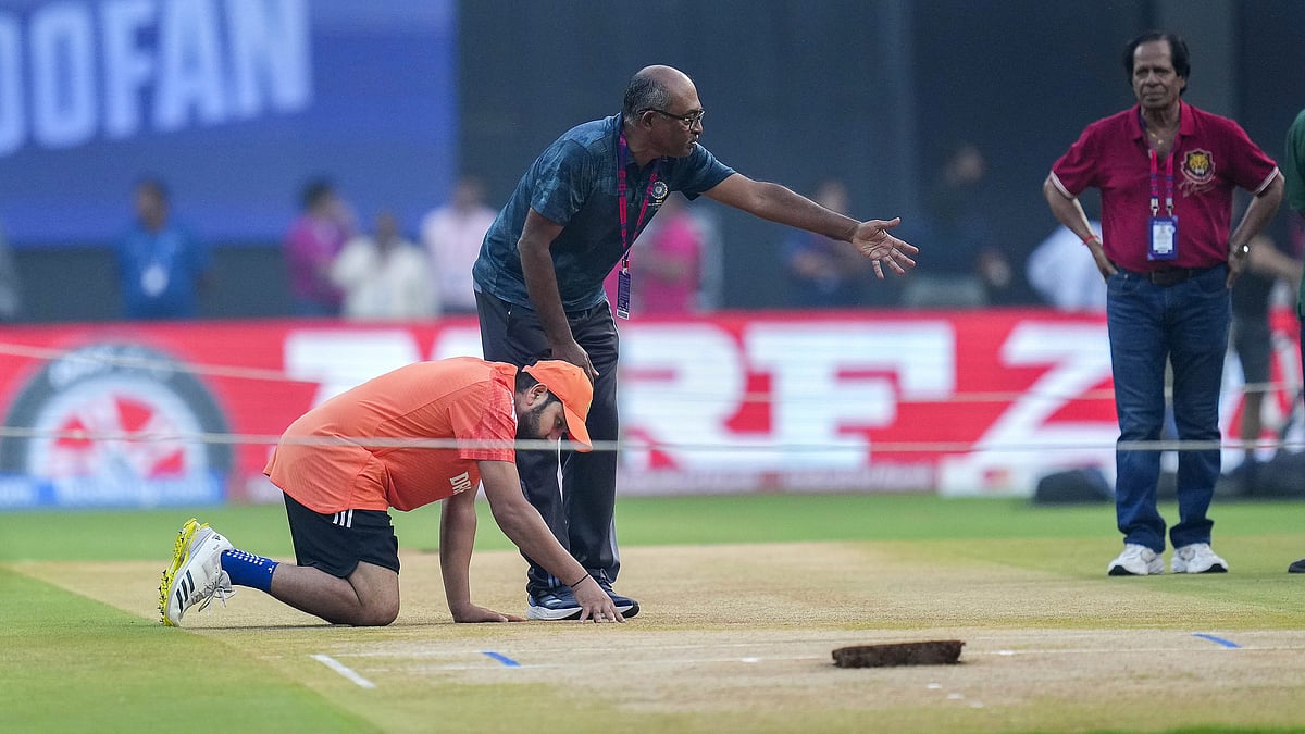 <div class="paragraphs"><p>The pitch being used at the Wankhede Stadium is reportedly not the one that had been pre-decided for the match.</p></div>