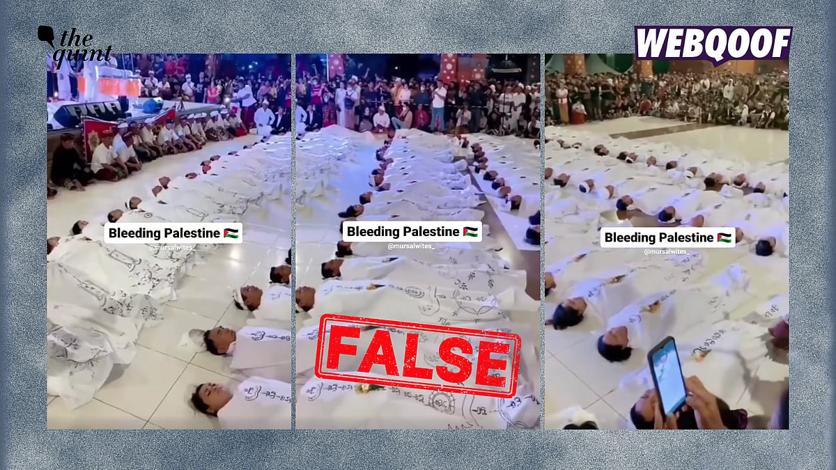 <div class="paragraphs"><p>The video shows a religious ritual in Bali, Indonesia and does not show Palestinians killed in Israeli airstrikes.</p></div>