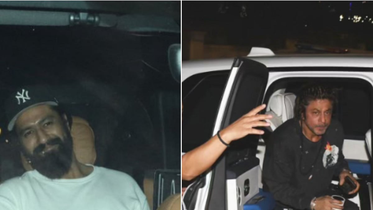 <div class="paragraphs"><p>Vicky Kaushal, Hrithik Roshan Attend 'Dunki' Screening With SRK.</p></div>