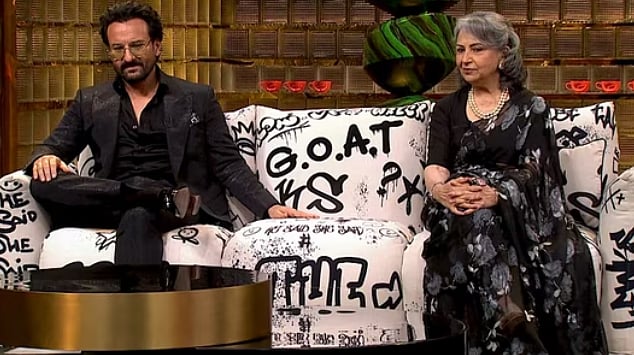 <div class="paragraphs"><p>Sharmila Tagore on Saif &amp; Amrita Marriage.&nbsp;</p></div>