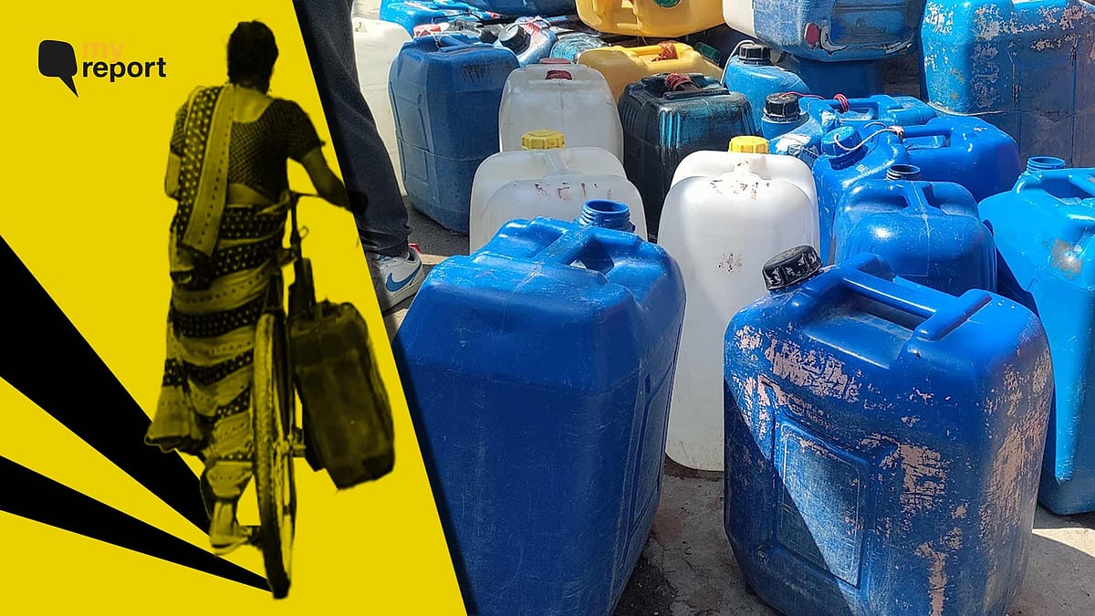 <div class="paragraphs"><p>Residents of Kusumpur Pahadi slums in New Delhi don't have access to running water supply.</p></div>