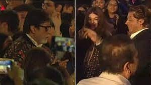 <div class="paragraphs"><p>Amitabh Bachchan, Aishwarya Rai Bachchan and Shah Rukh Khan at Dhirubhai Ambani School's annual day celebration.</p></div>