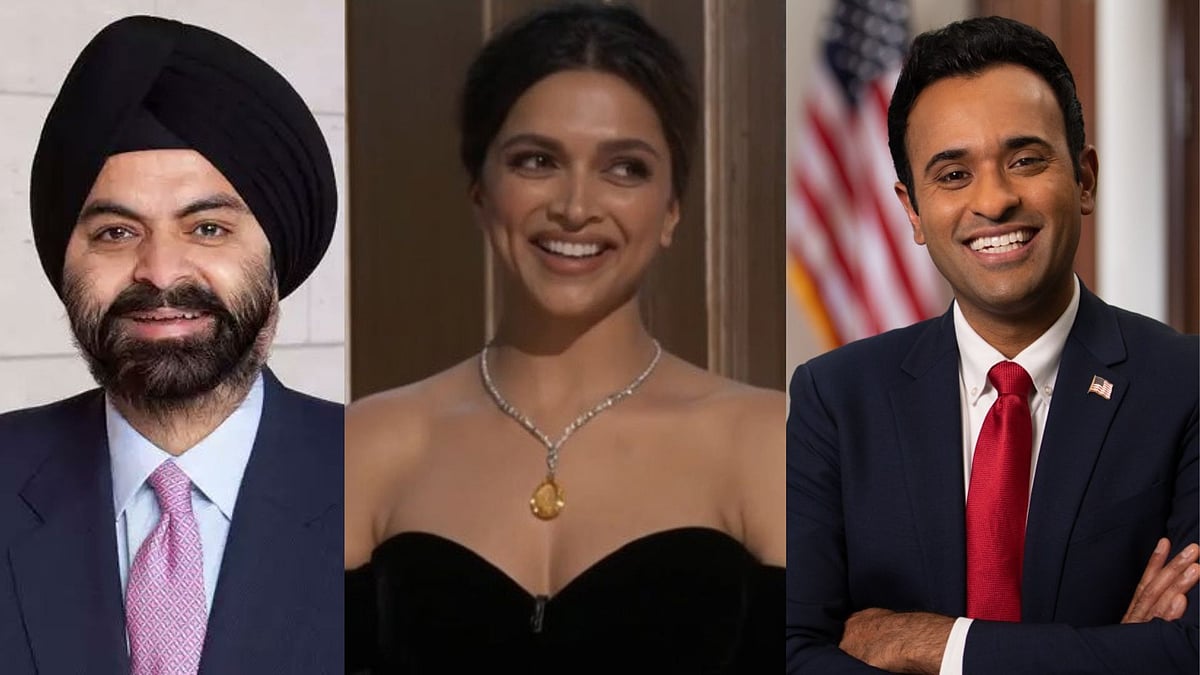 <div class="paragraphs"><p>From left: Ajay Banga, Deepika Padukone, Vivek Ramaswamy.&nbsp;</p></div>