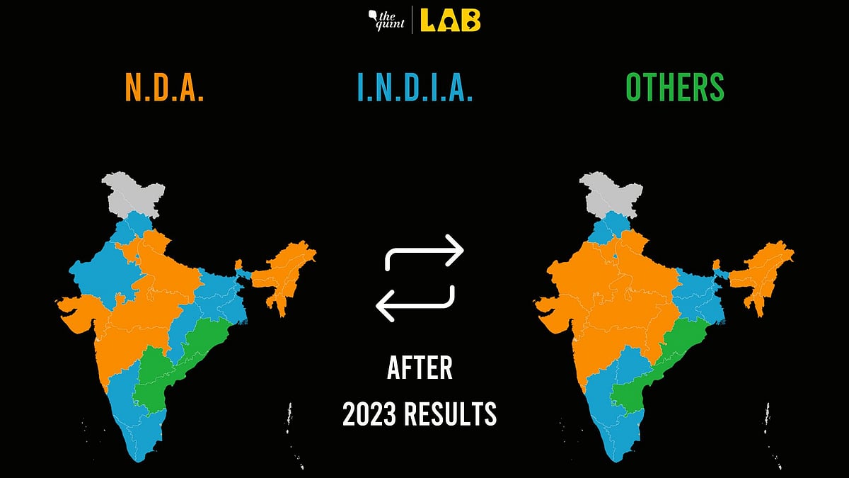 <div class="paragraphs"><p>How the political map of India has changed after the state Assembly election results of 2023</p></div>
