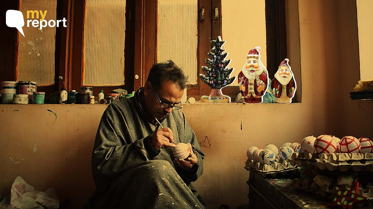 <div class="paragraphs"><p>Papier mache art was introduced to Kashmir in the 14th century.</p></div>