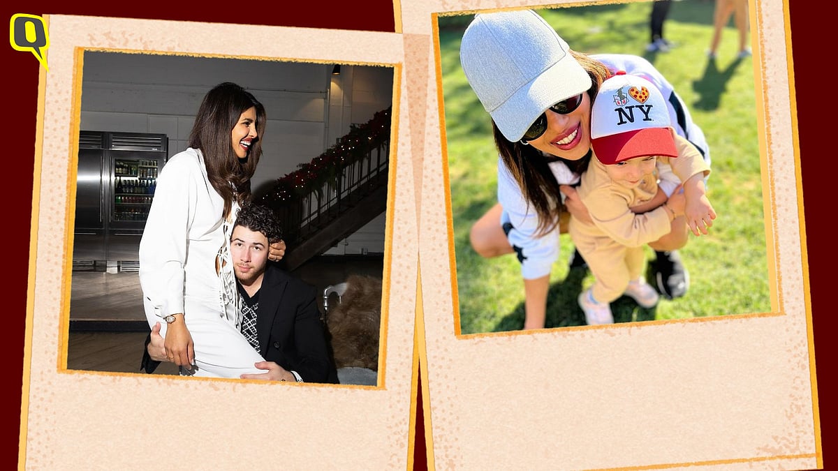 <div class="paragraphs"><p>Priyanka Chopra with Nick Jonas and their daughter Malti Marie.</p></div>