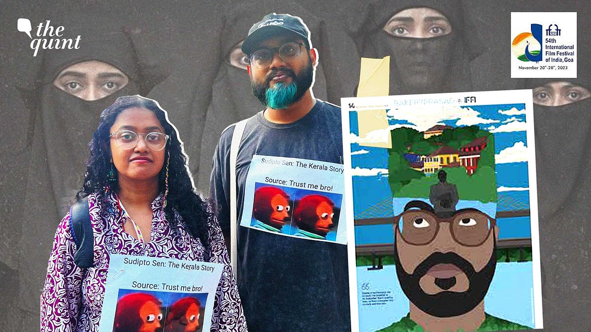 <div class="paragraphs"><p>Archana Ravi (left) and Sreenath (right), a duo from Kerala, protested against 'The Kerala Story' that got them detained.</p></div>