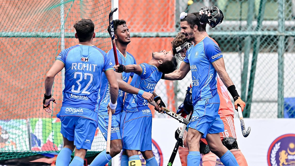 <div class="paragraphs"><p>Indian junior men’s hockey team beat the Netherlands 4-3 in the quarterfinal of the FIH Men’s Junior World Cup</p></div>