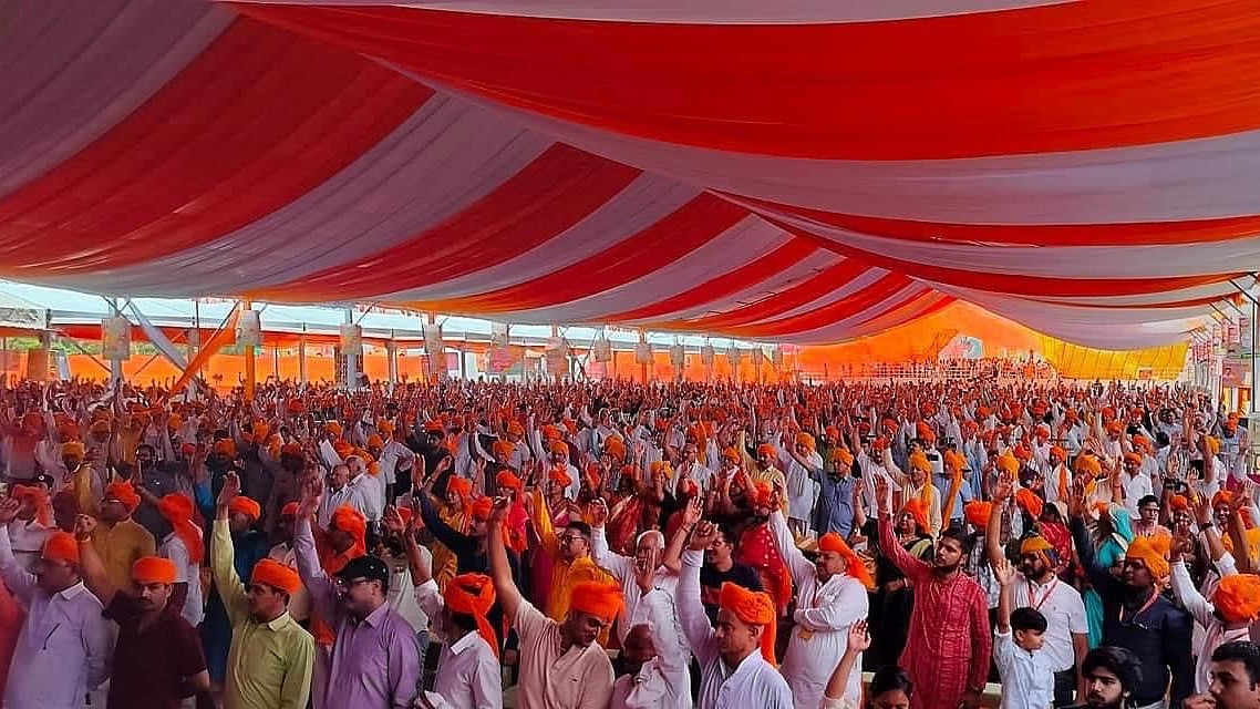 <div class="paragraphs"><p>Of late, Karni Sena has sprung into action in Rajasthan -- holding demonstrations, burning vehicles, and stopping trains -- in protest against the death of Rajput leader and president of the Shri Rashtriya Rajput Karni Sena, Sukhdev Singh Gogamedi.</p></div>