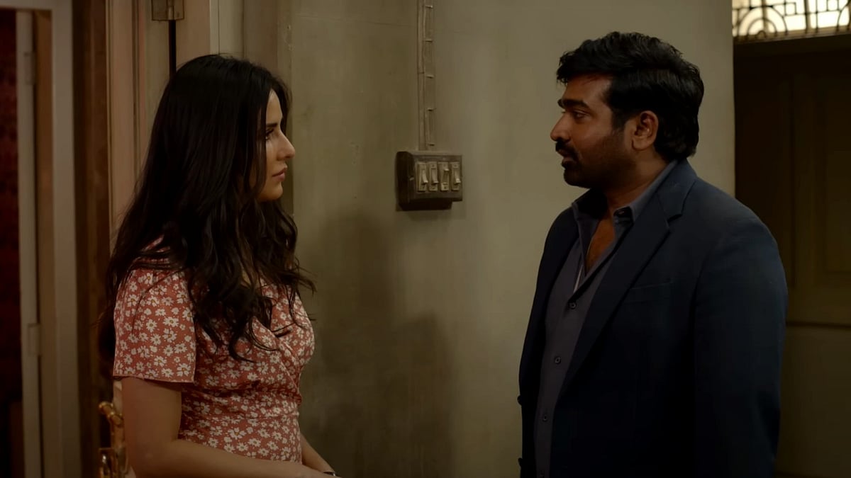 <div class="paragraphs"><p>Katrina Kaif and Vijay Sethupathi in a still from<em> Merry Christmas.</em></p></div>