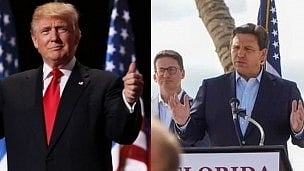 <div class="paragraphs"><p>Donald Trump  and Ron DeSantis..</p></div>