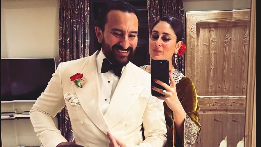 <div class="paragraphs"><p>Kareena Kapoor and Saif Ali Khan are in Switzerland for the New Year.</p></div>