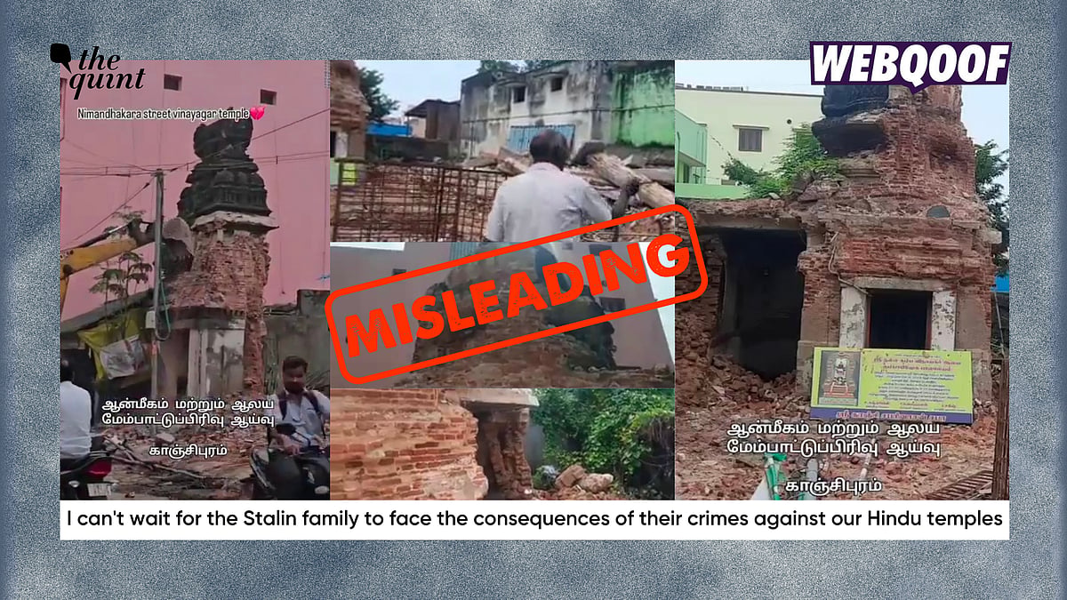<div class="paragraphs"><p>The temple seen in the video is a privately-owned one in Tamil Nadu.</p></div>
