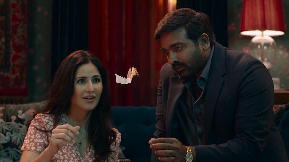 <div class="paragraphs"><p>Katrina Kaif and Vijay Sethupathi in a still from<em> Merry Christmas.</em></p></div>