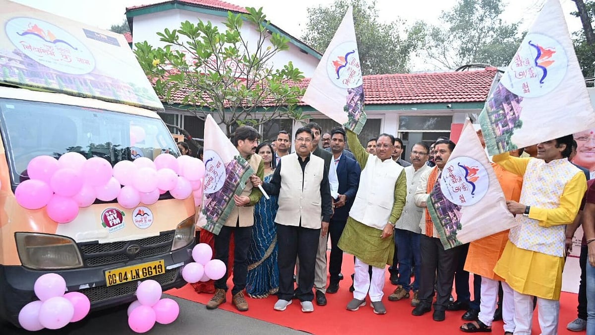 <div class="paragraphs"><p>Chhattisgarh Chief Minister Vishnu Deo Sai and Deputy Chief Minister Vijay Sharma officially launched the 'Ram Rath' at the State Guest House Pahuna on Friday 19 January.</p></div>