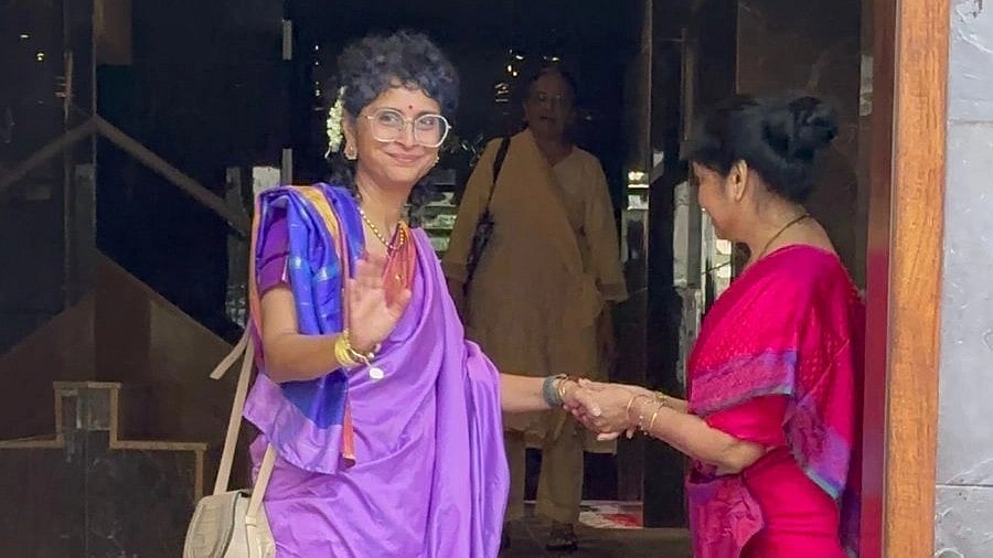 <div class="paragraphs"><p>Kiran Rao attends Ira Khan's <em>haldi</em> ceremony.</p></div>