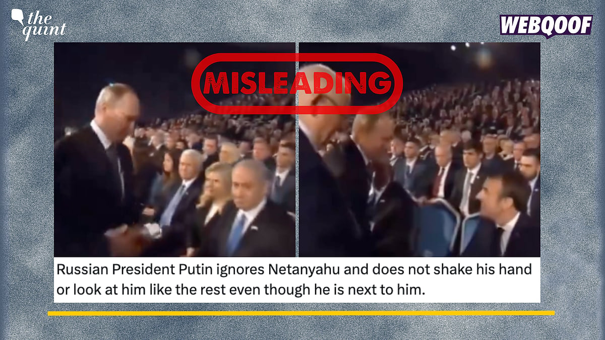 <div class="paragraphs"><p>Fact-Check: The two met and interacted at the World Holocaust Conference in 2020. </p></div>
