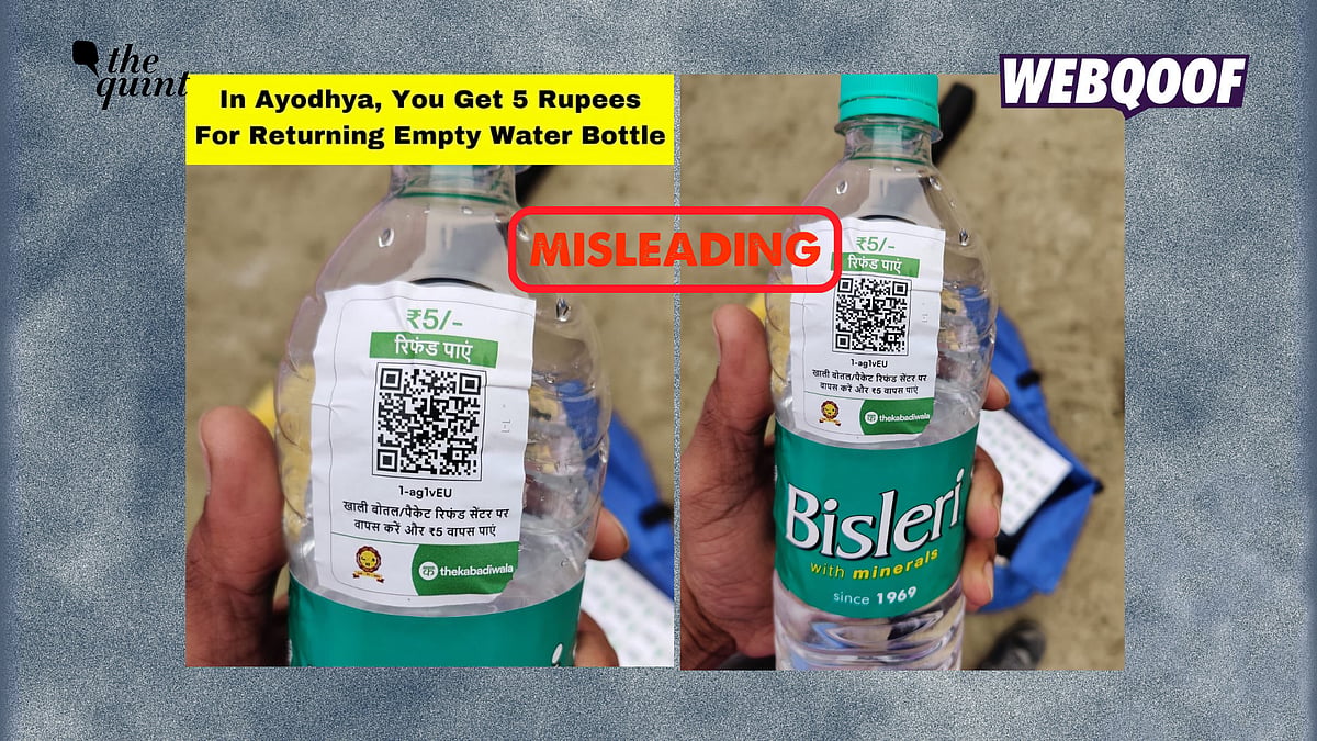 <div class="paragraphs"><p>The viral claim about people getting ₹5 for returning empty bottles in Ayodhya is misleading. </p></div>