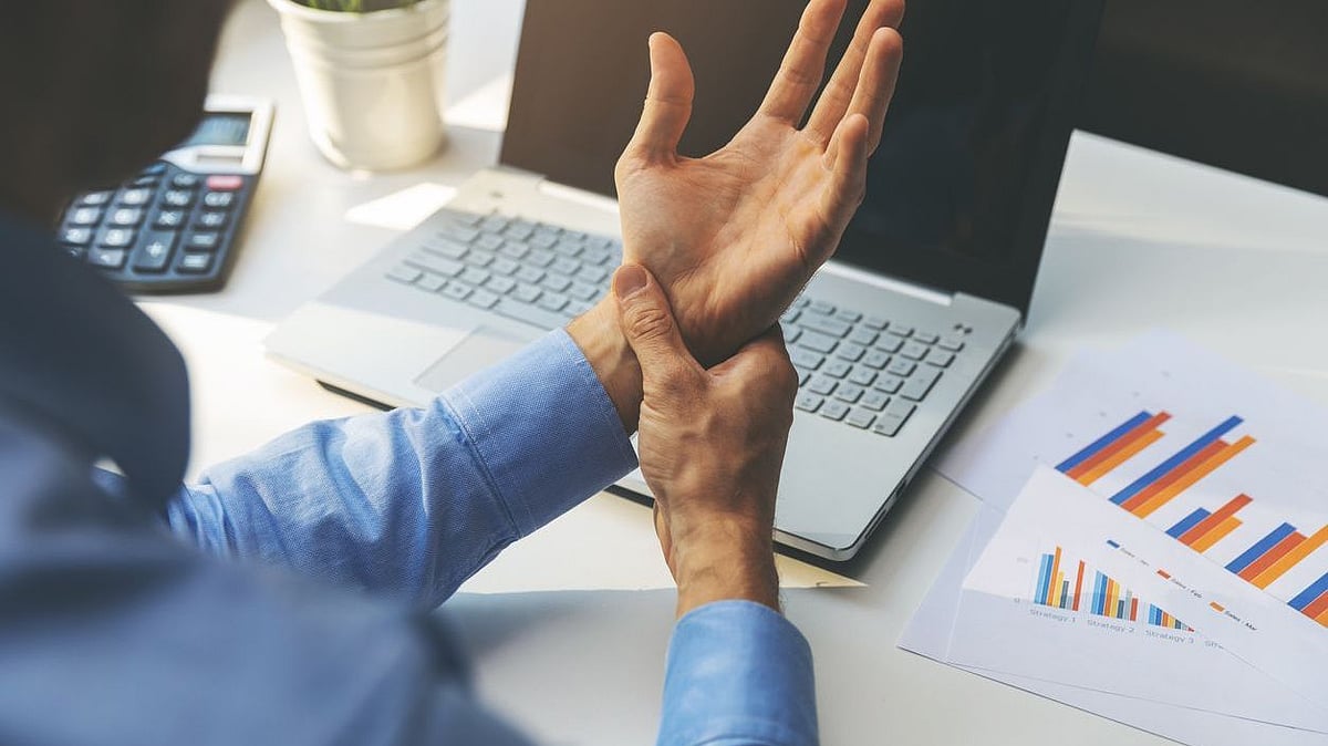 <div class="paragraphs"><p>Carpal Tunnel Syndrome is a condition caused by the compression of the median nerve in the wrist, leading to symptoms like numbness, tingling, weakness, or pain in the hand and fingers.</p><p>(The image is only for representational purpose)</p></div>