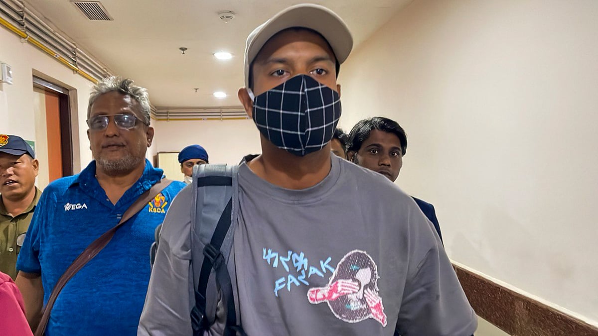 <div class="paragraphs"><p>Mayank Agarwal has been discharged from his hospital in Agartala.</p></div>