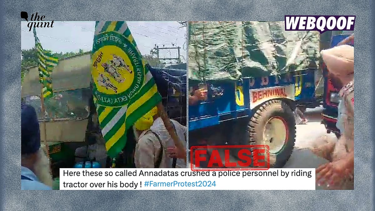 <div class="paragraphs"><p>The video has no connection to the ongoing farmers' protest near the Punjab Haryana Shambhu border.</p></div>