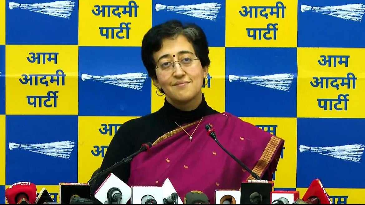 <div class="paragraphs"><p>Aam Aadmi Party (AAP) leader Atishi addressed a press conference from party headquarters in Delhi.</p></div>