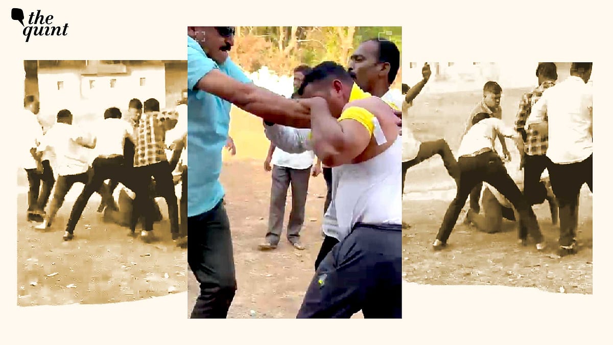 <div class="paragraphs"><p>A Muslim man was brutally beaten in front of his family and is now booked in another case.</p></div>