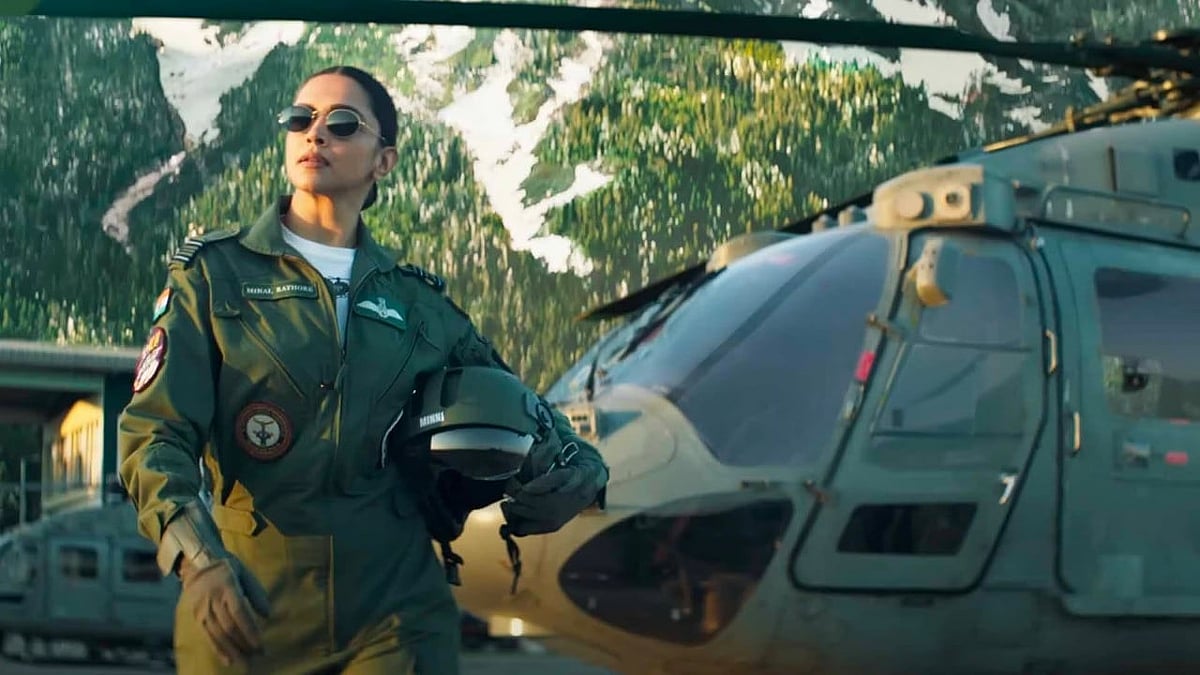 <div class="paragraphs"><p>Deepika Padukone in a still from <em>Fighter</em>.</p></div>