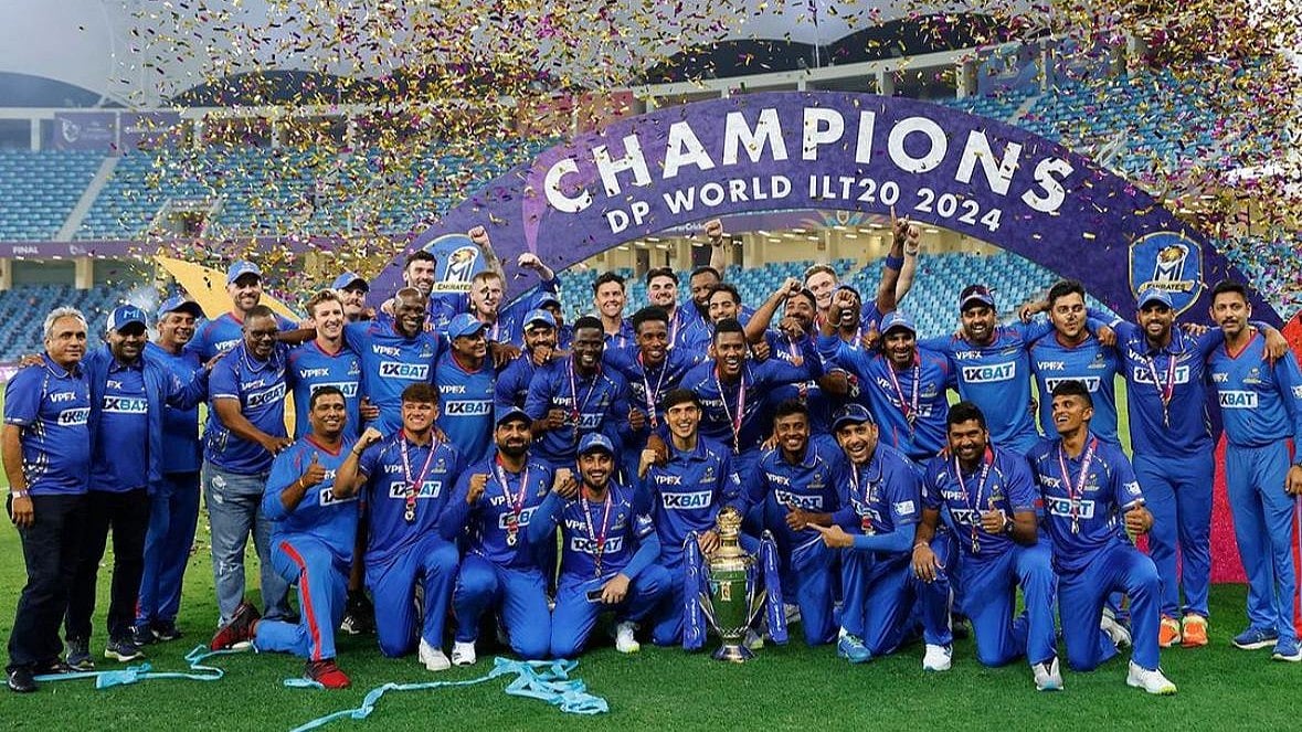 <div class="paragraphs"><p>In the ILT20 final, MI Emirates beat Dubai Capitals by 45 runs.&nbsp;</p></div>